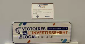 Le SIAEP DE LA ROZEILLE est lauréat du Trophée des victoires de l’Investissement Local en Creuse